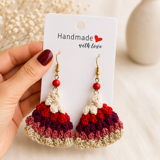 Pendientes a crochet / ganchillo