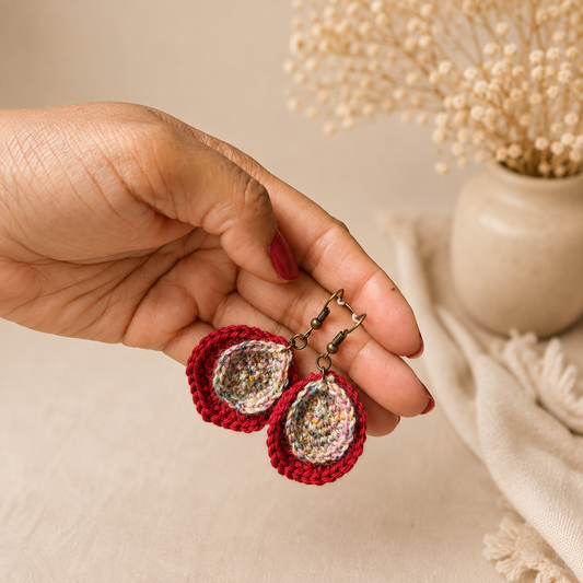 Pendientes a Crochet/ganchillo Esencia <bohemia