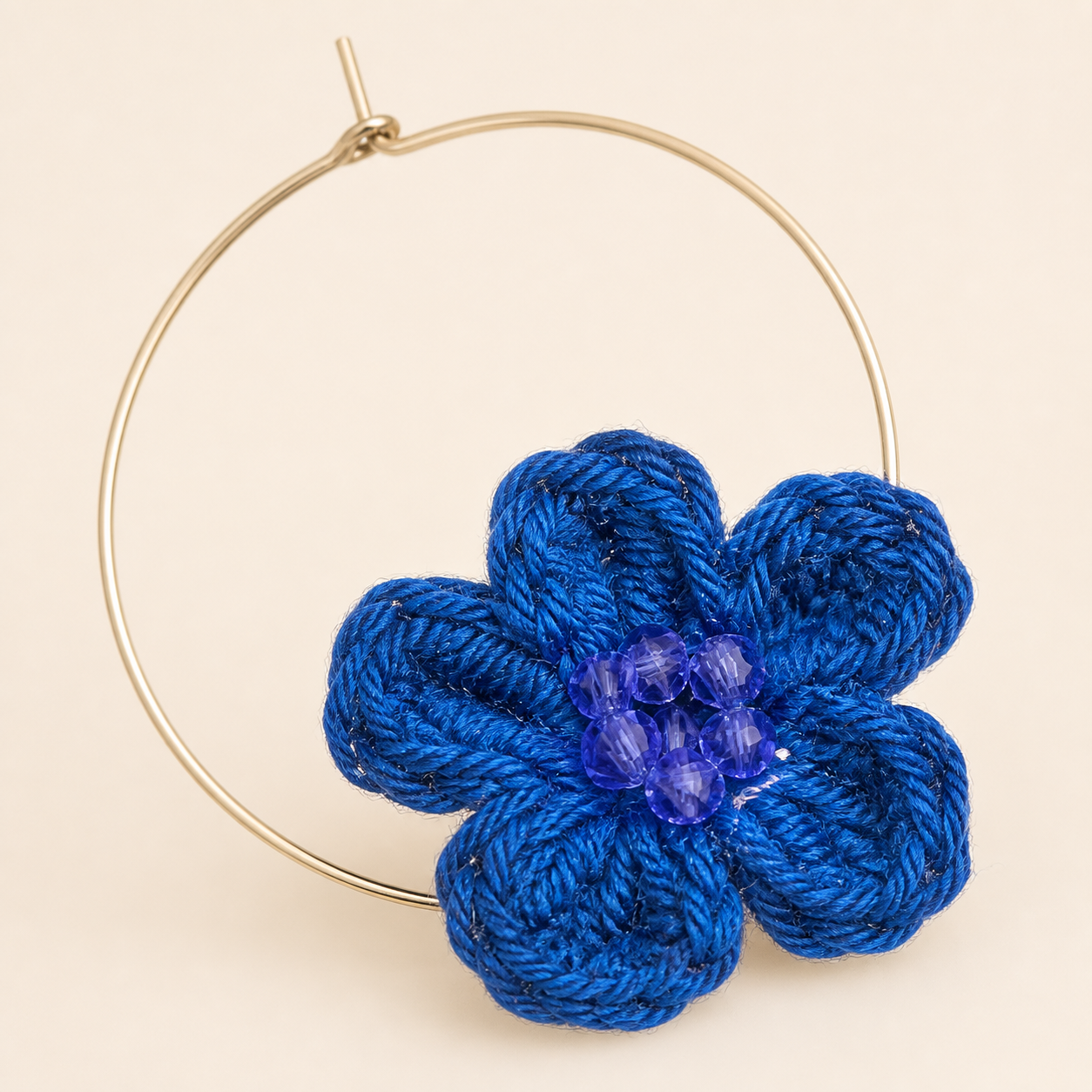 Pendientes de crochet / ganchillo Flor de Mar