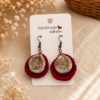 Pendientes a Crochet/ganchillo Esencia <bohemia