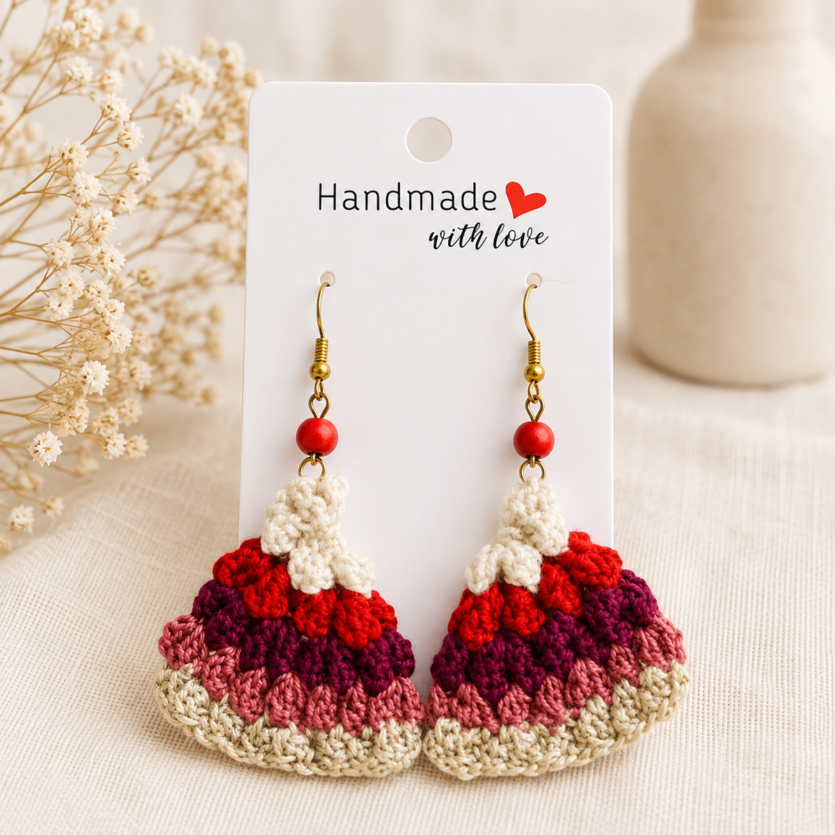 Pendientes a crochet / ganchillo